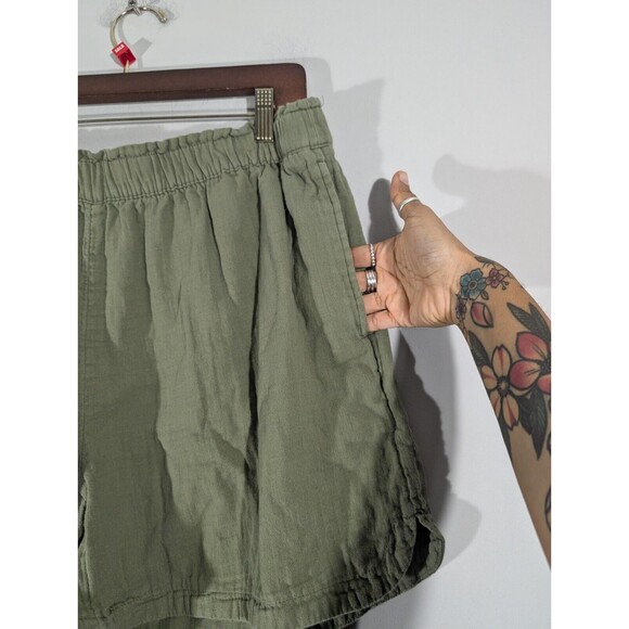 Old Navy Shorts Women Sz XL Olive Green Elastic Waist Pull on Casual Bottoms - Picture 4 of 8